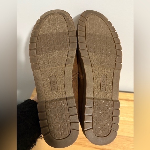Bobs Skechers Shoes Womens 9.5 Chill Lugs Urban Spell Cabin Slip On 113352 Brown - Picture 7 of 8